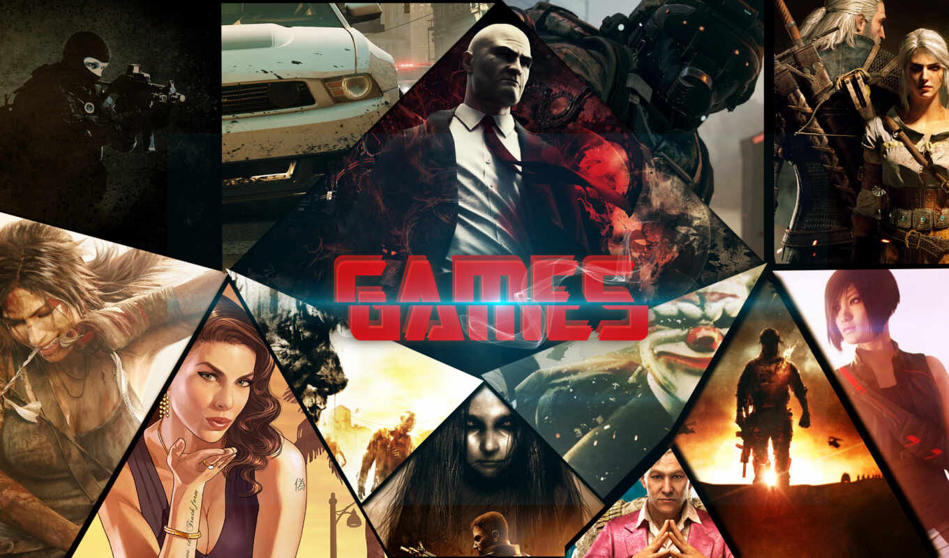game, background, cry, gallery, battlefield, witch, photo collage, hitman, flare, rare, payday