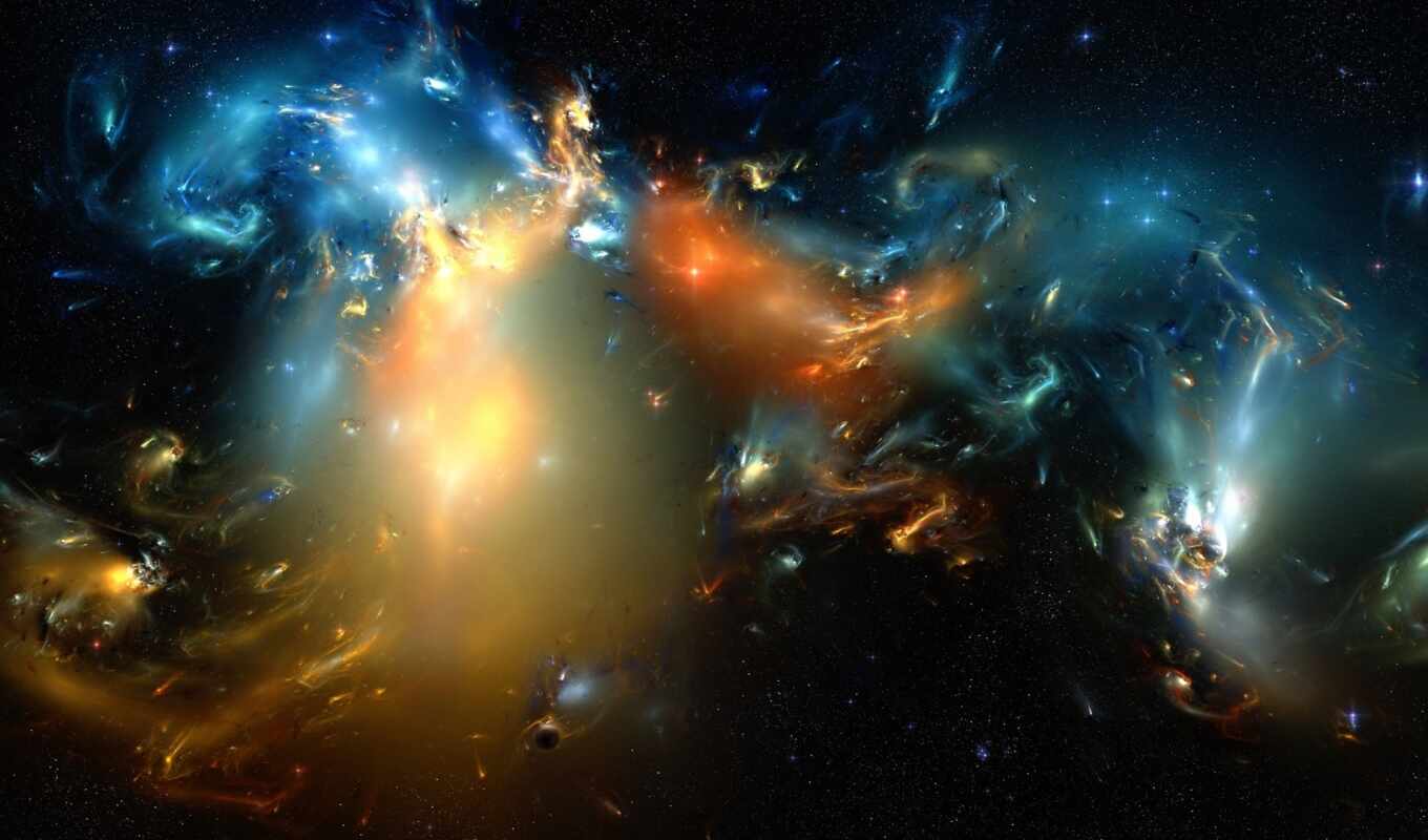 space, universe, nebula