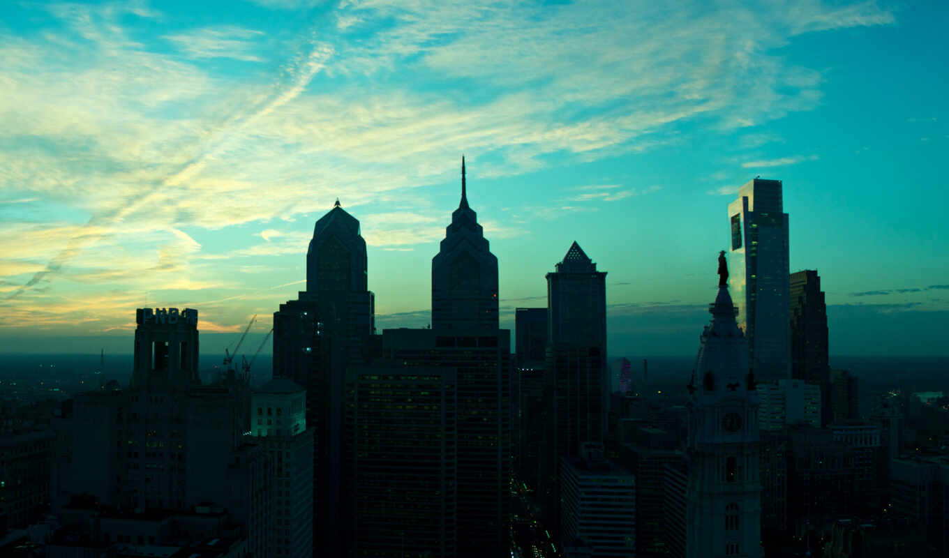 sky, at home, cities, skyscrapers, america, Philadelphia, inquirer