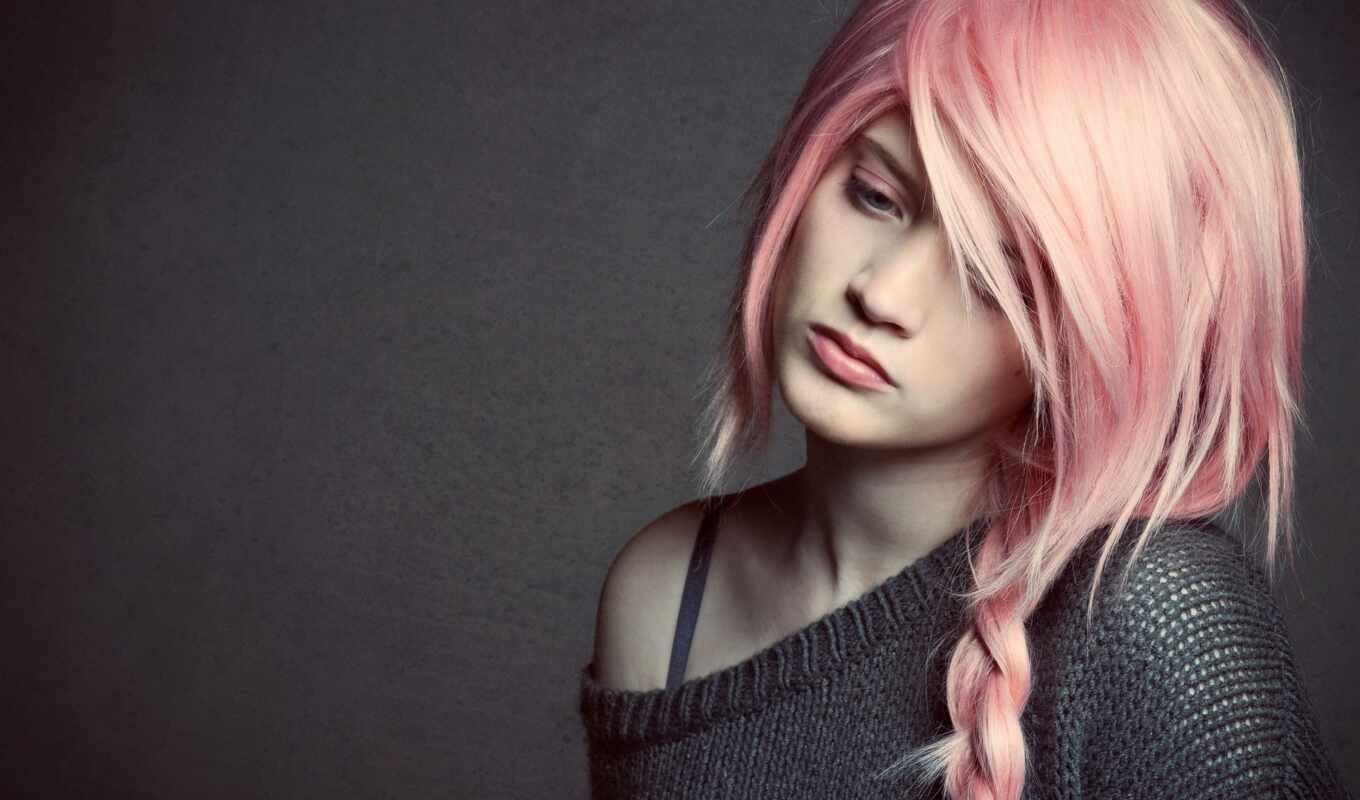 paint, hair, pink, color