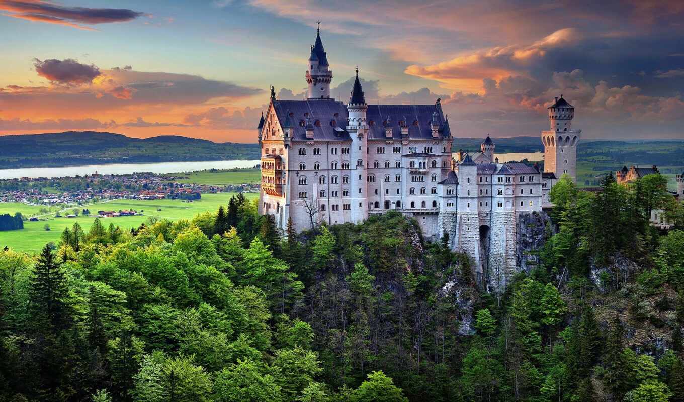 castle, bavaria, neuschwanstein, the Germans
