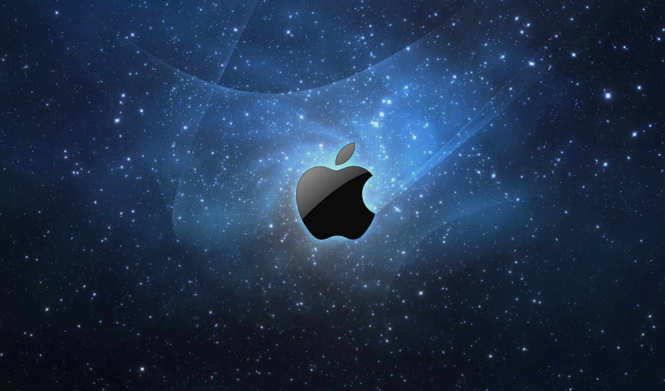 logo, apple, mac, new, космос, вид, watch, rockstar, energy, радиоактивный