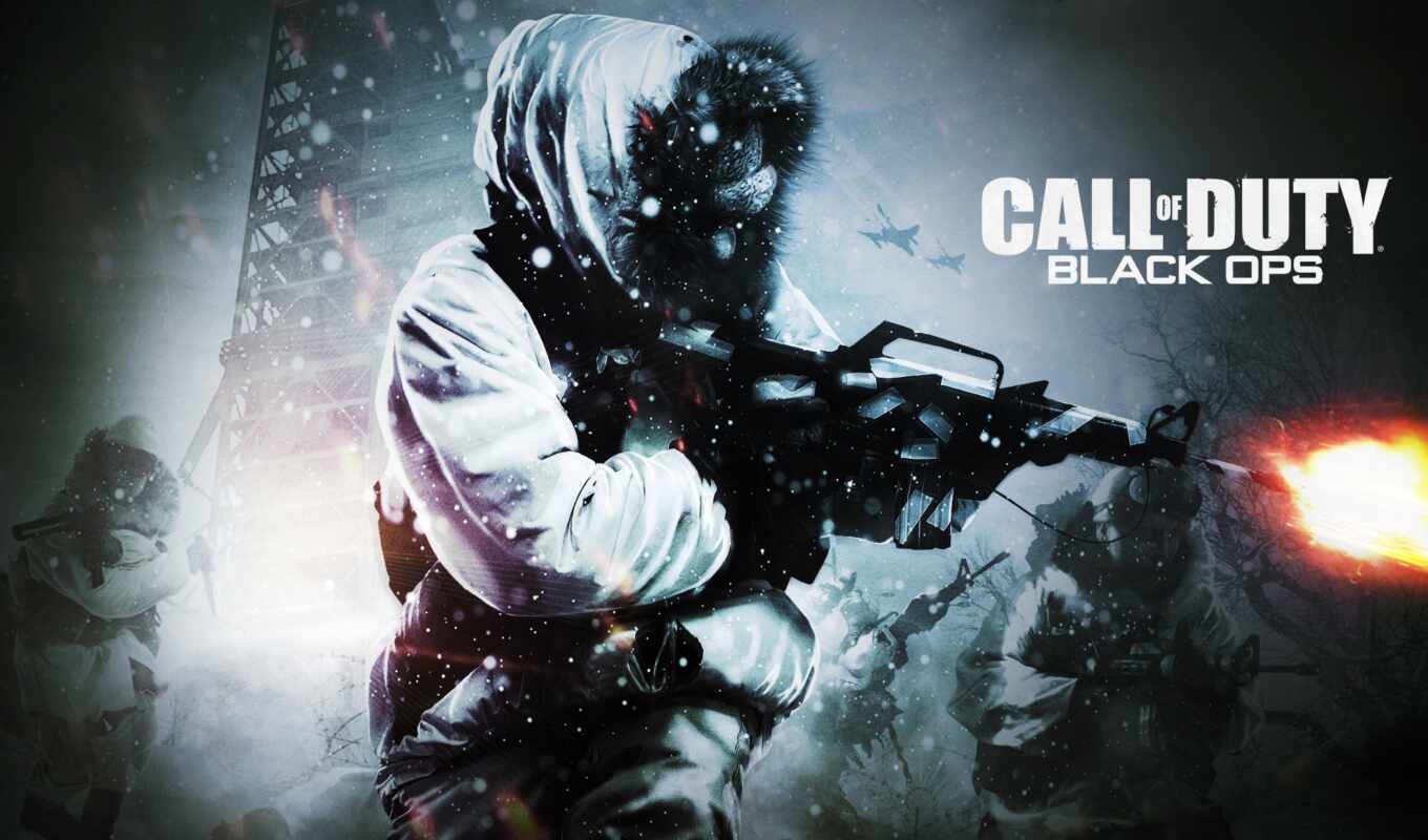 black, full, call, winter, weapon, duty, op, camouflage, cod