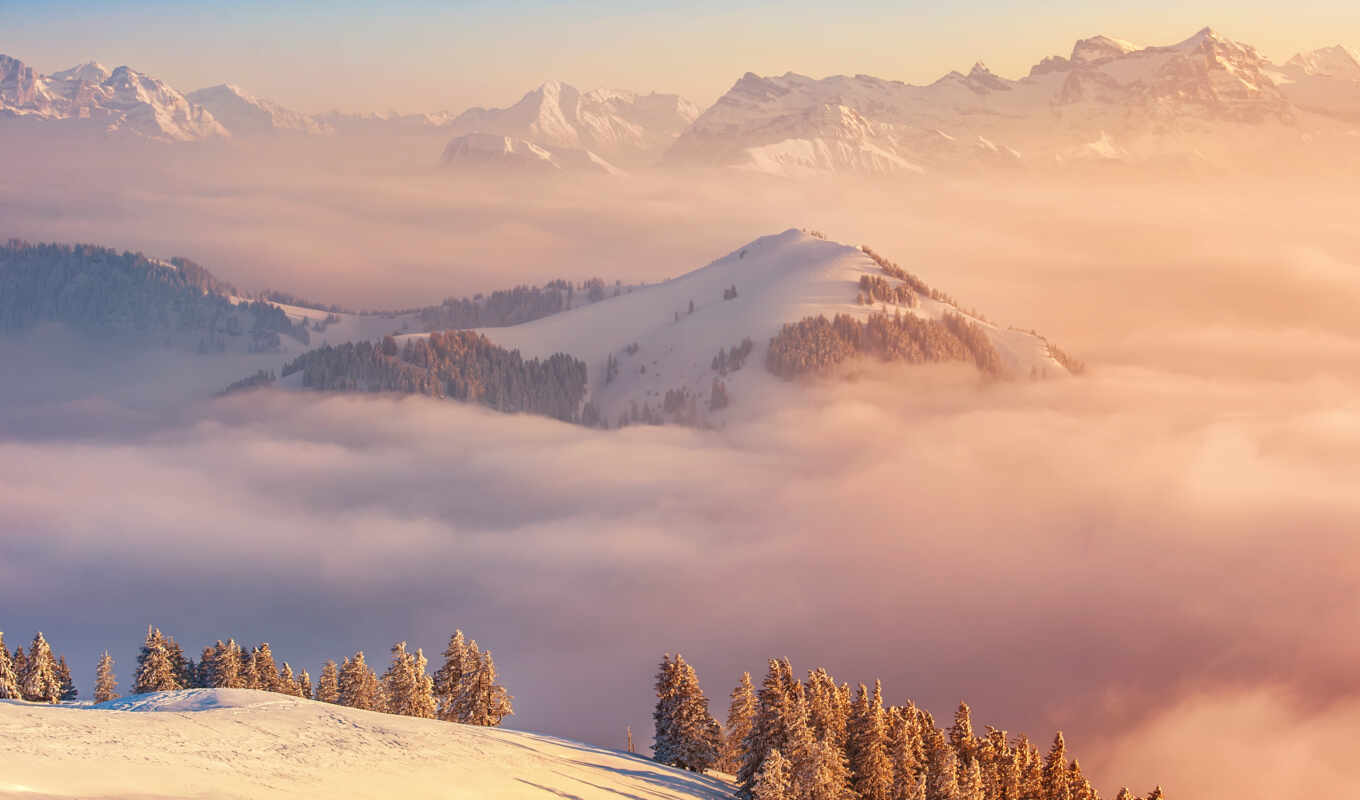 mountain, rigi