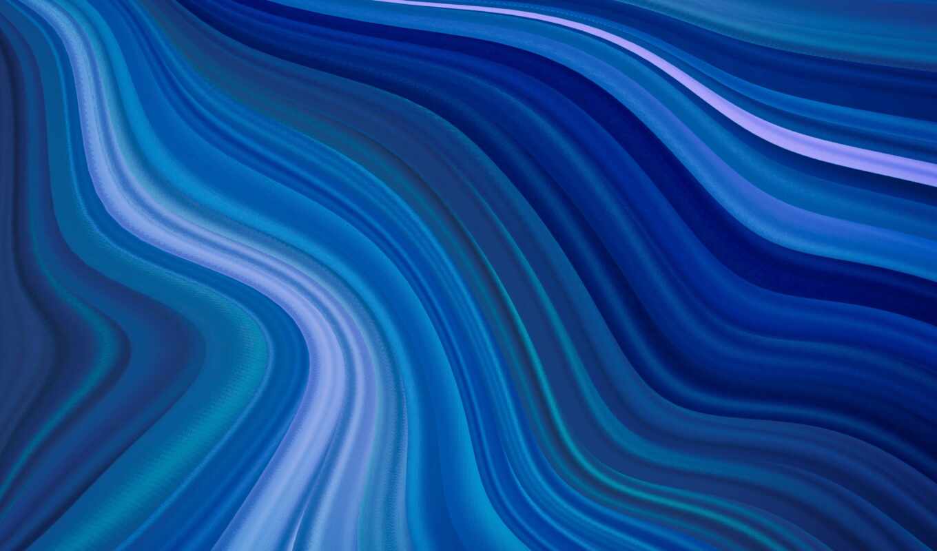 blue, абстракция, волна, wavy, рябь