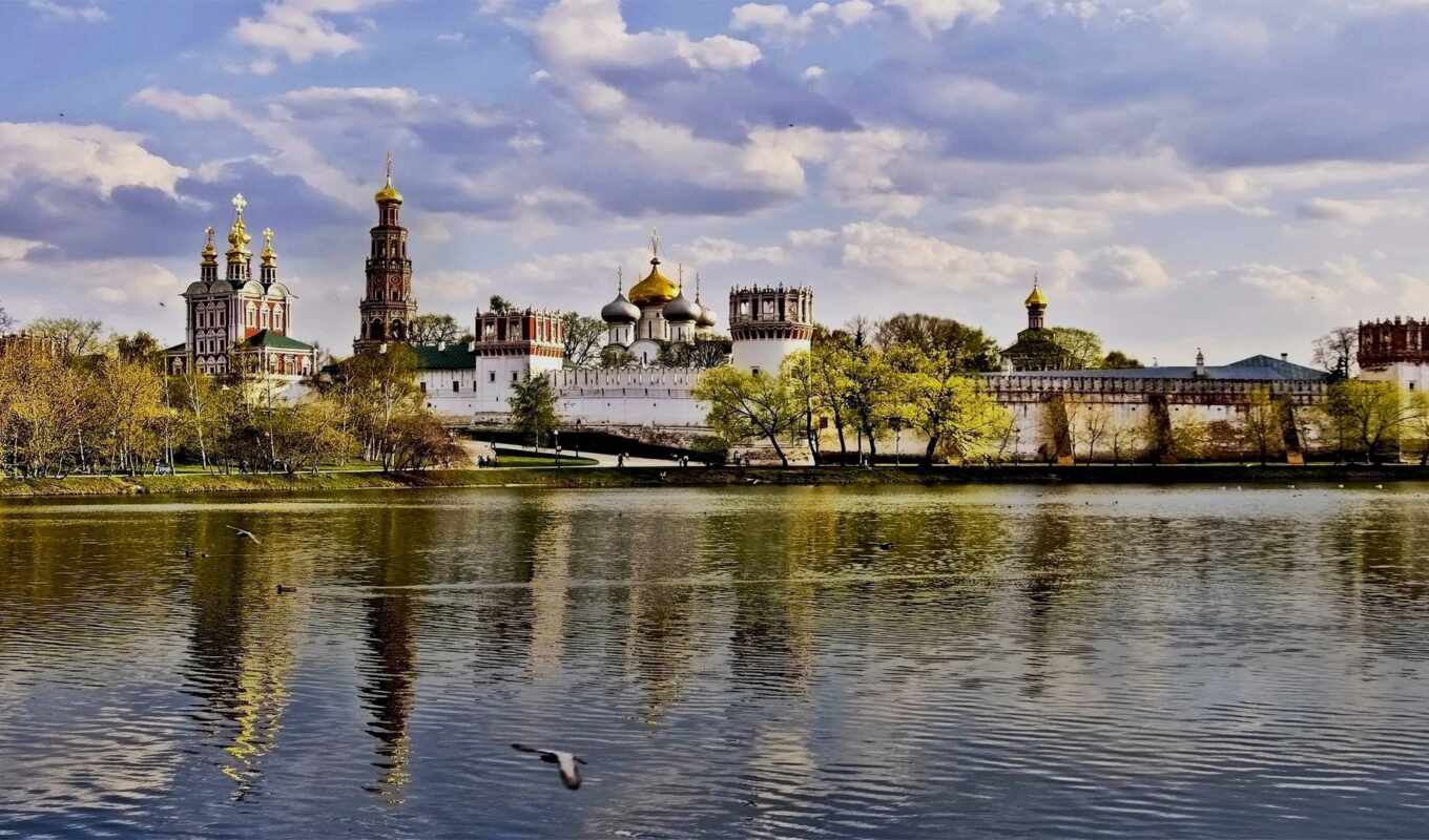 wall, moscow, the monastery, convent, novodevichy