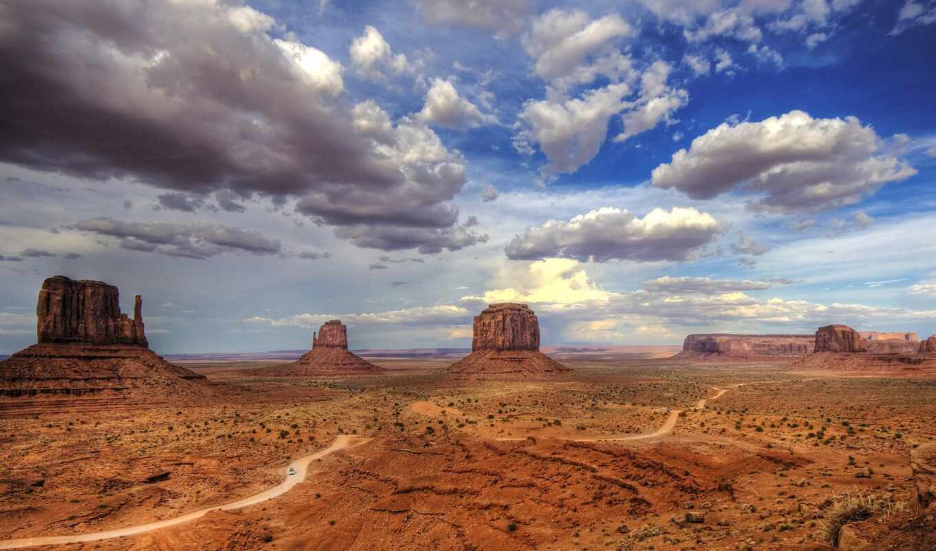 площадь, tribal, пустыня, park, долина, памятник, arizona, навахо