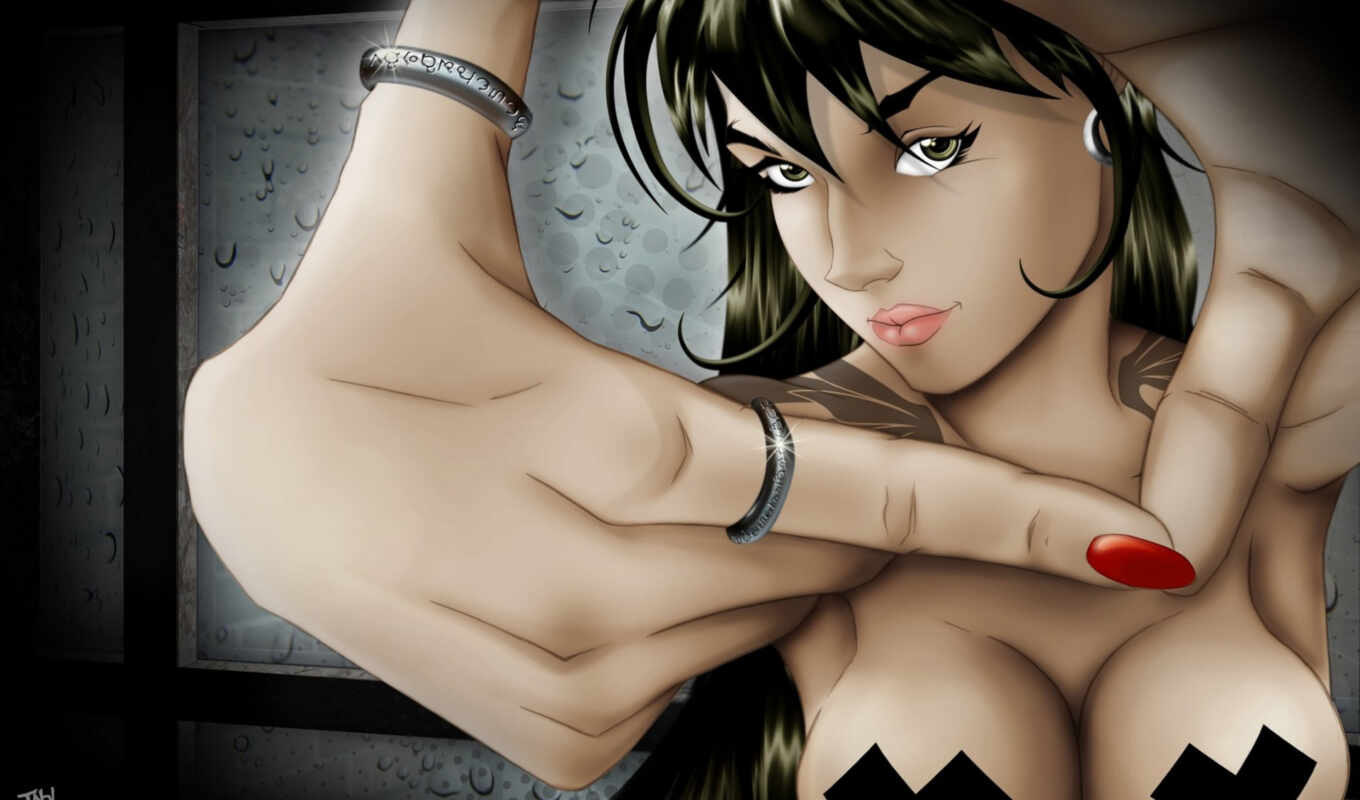 view, girl, themes, breast, ring, gothic