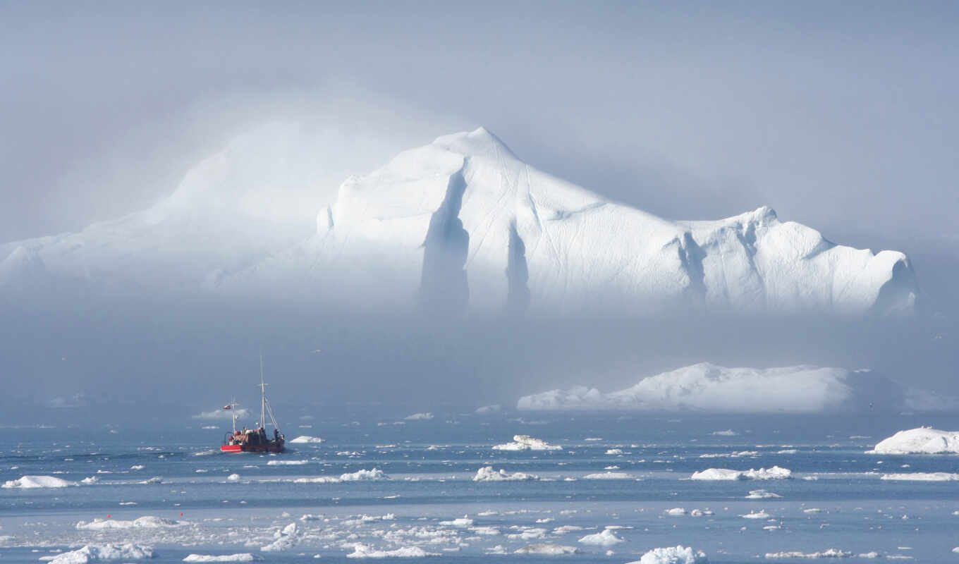 ocean, айсберг, arctic