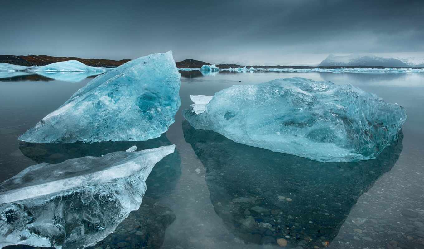 природа, фото, desktop, free, страница, изображение, лед, море, iceland
