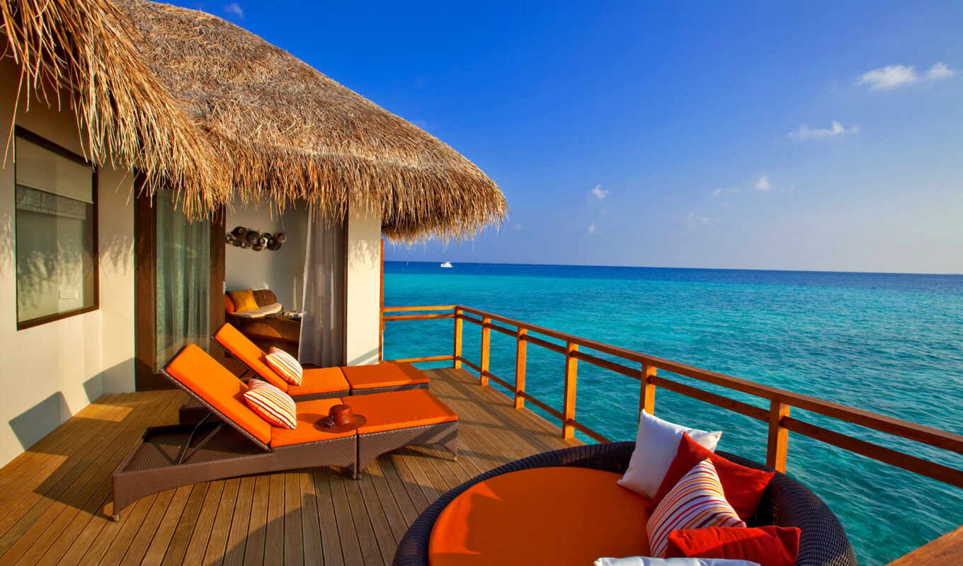 club, summer, house, beach, hotel, sea, dream, maldives, tropic, starve