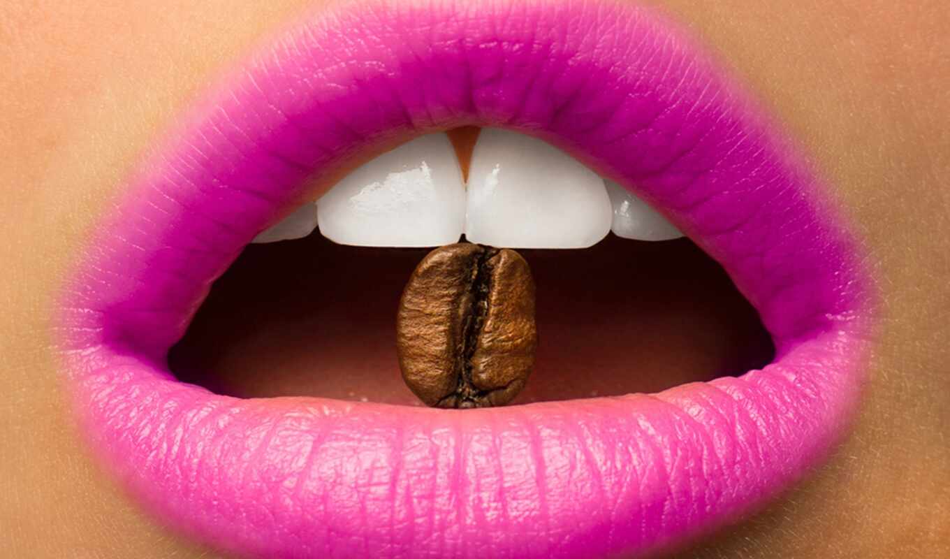 coffee, lipstick, lip