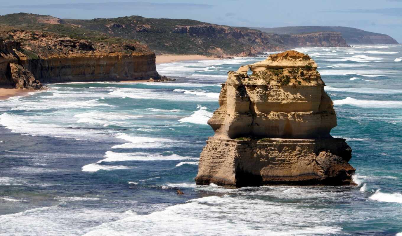 desktop, high, Australia, sea, photos, waves, twelve, aposts
