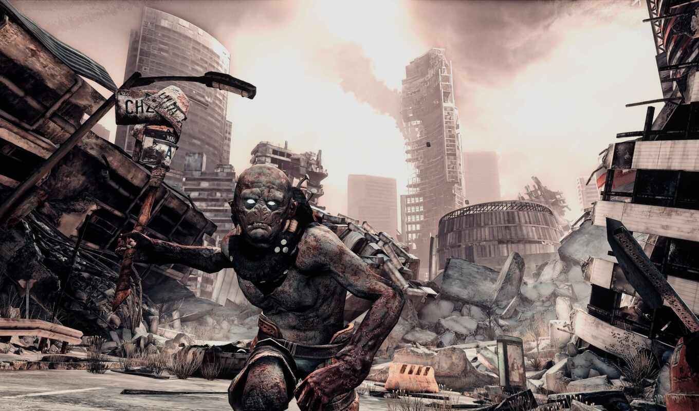 city, anim, post - apocalypse, zombie, destroy, gamerwall