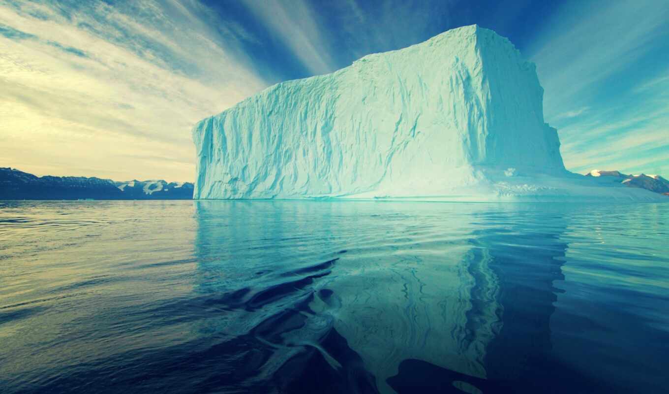 лед, iceberg, море