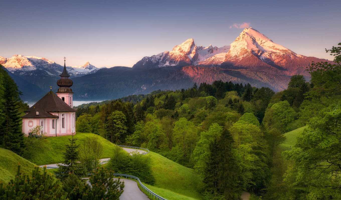 mountain, Germany, great, the alps, Bavaria, bavarian, spot, grain