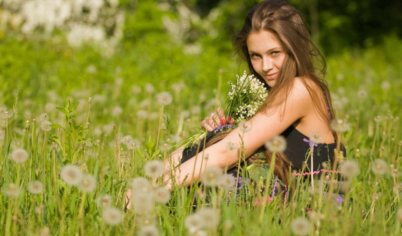 flowers, girl, field, PHOTOSESSION, beauty, spring, beautiful, idea, blend, to be filled
