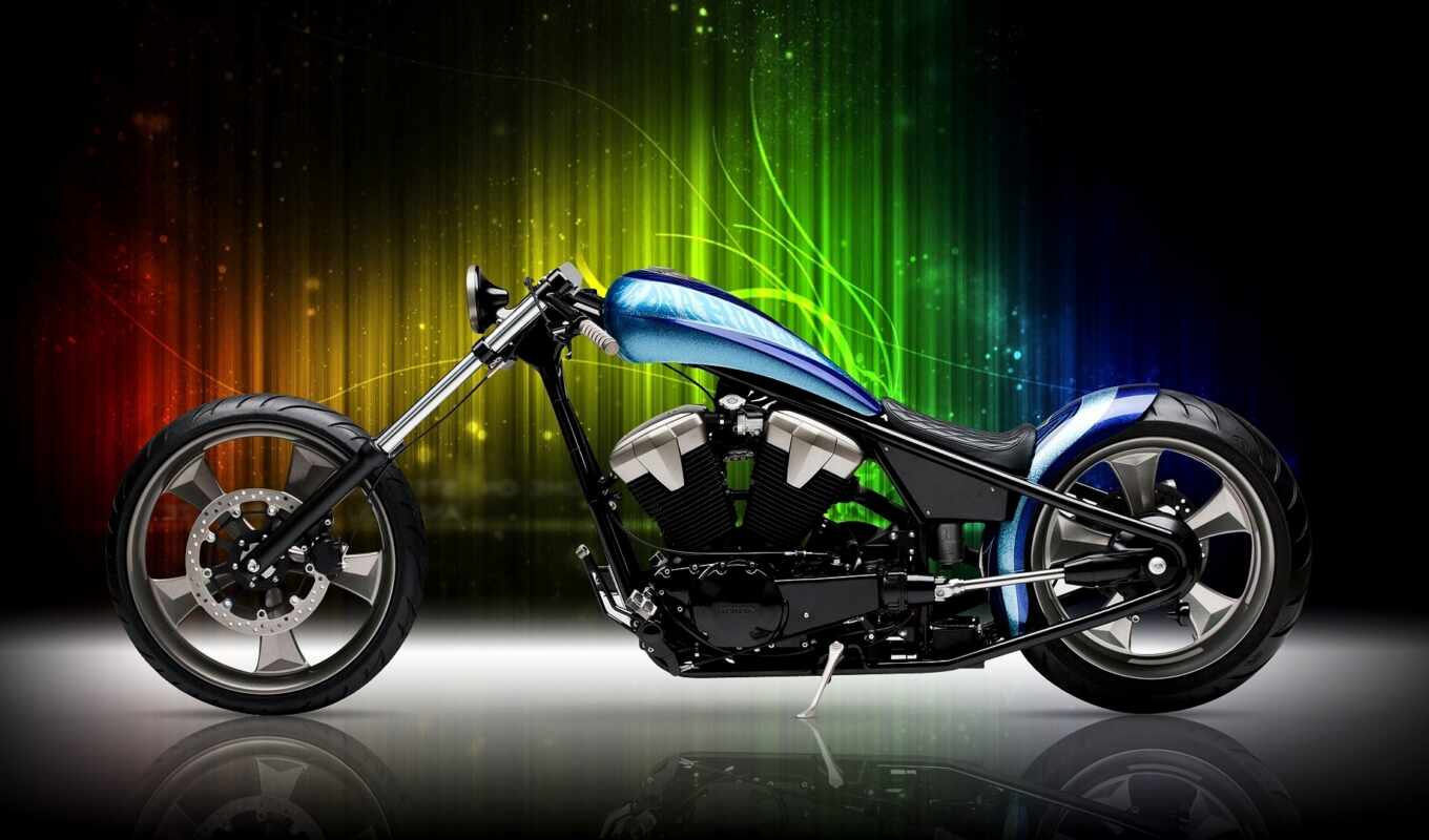 bike, мотоцикл, custom, chopper