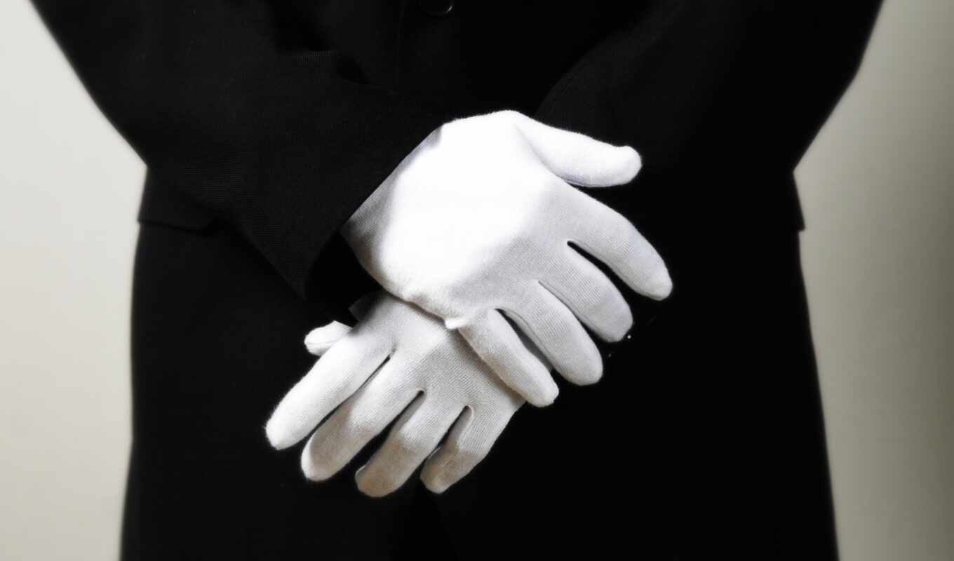 white, garson, The glove