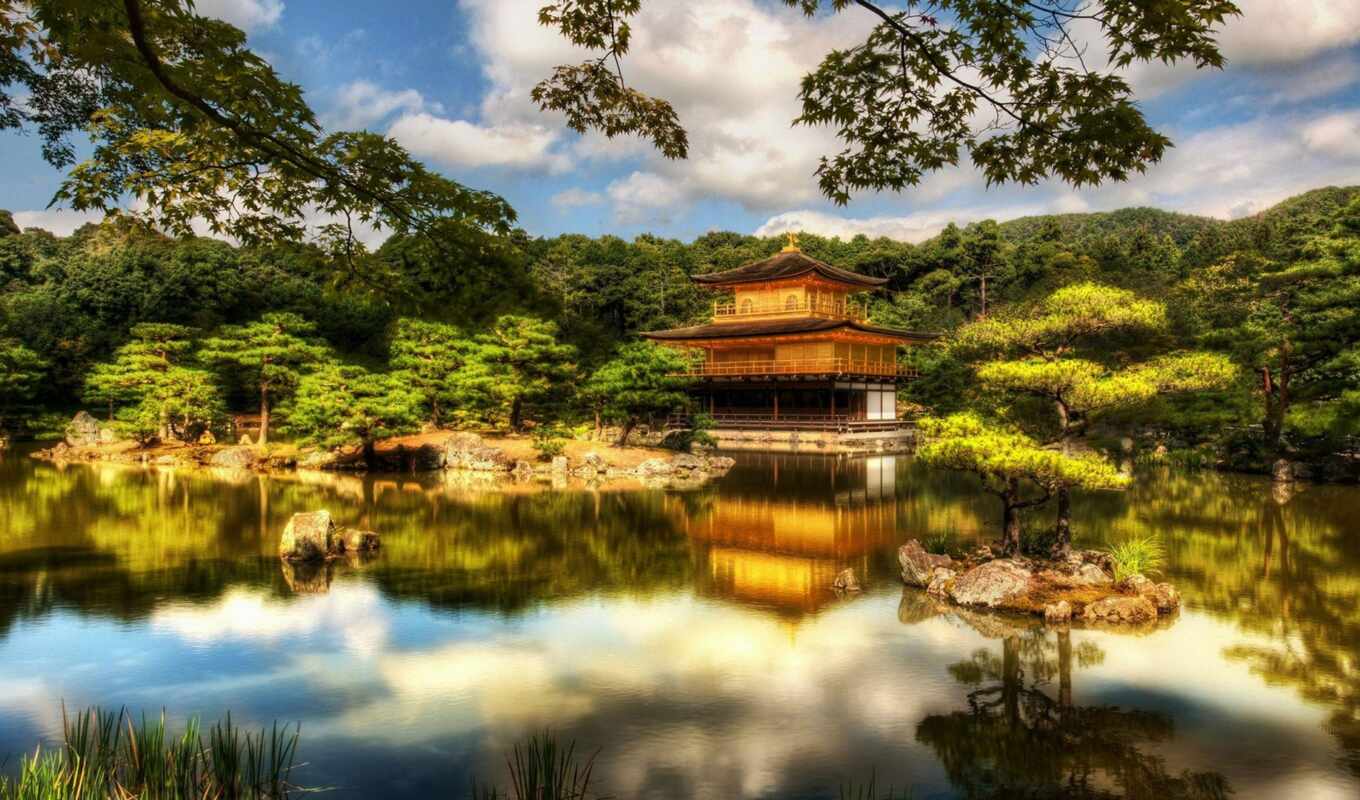 красивых, самые, август, japanese, самых, мира, сады, садов, kinkaku, лександр
