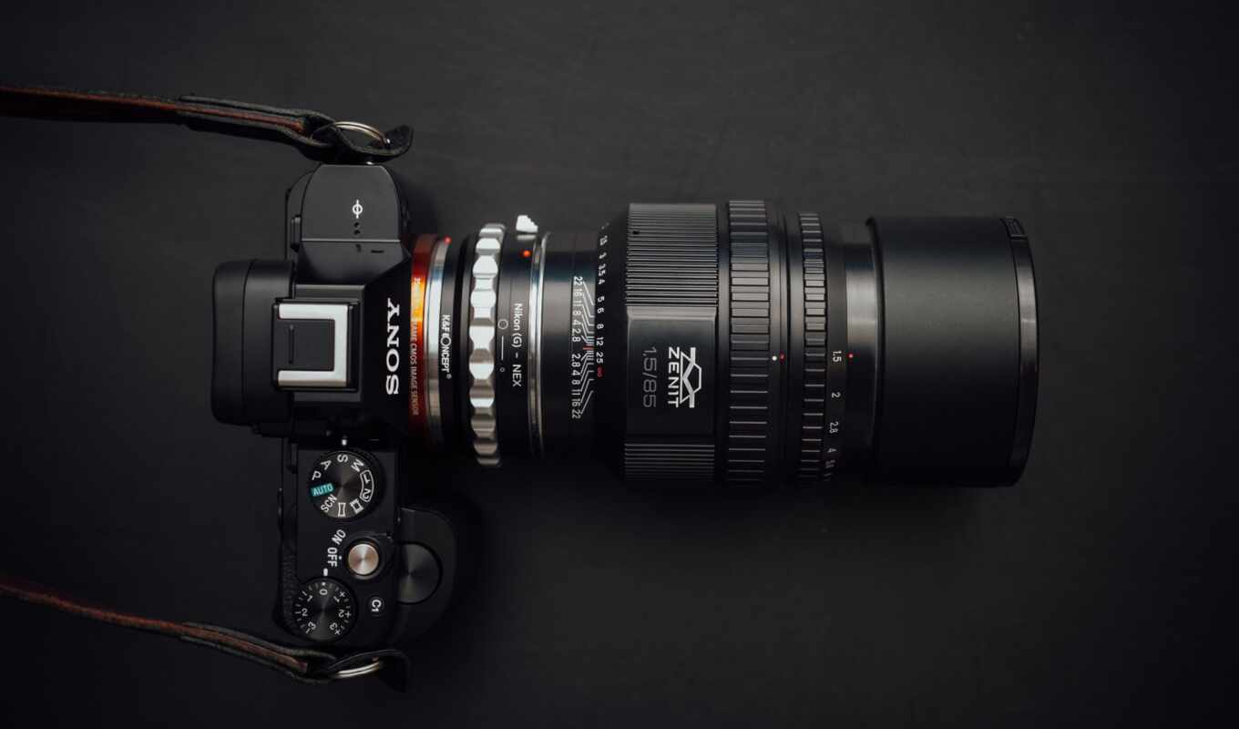 photo camera, sony, lens, picture