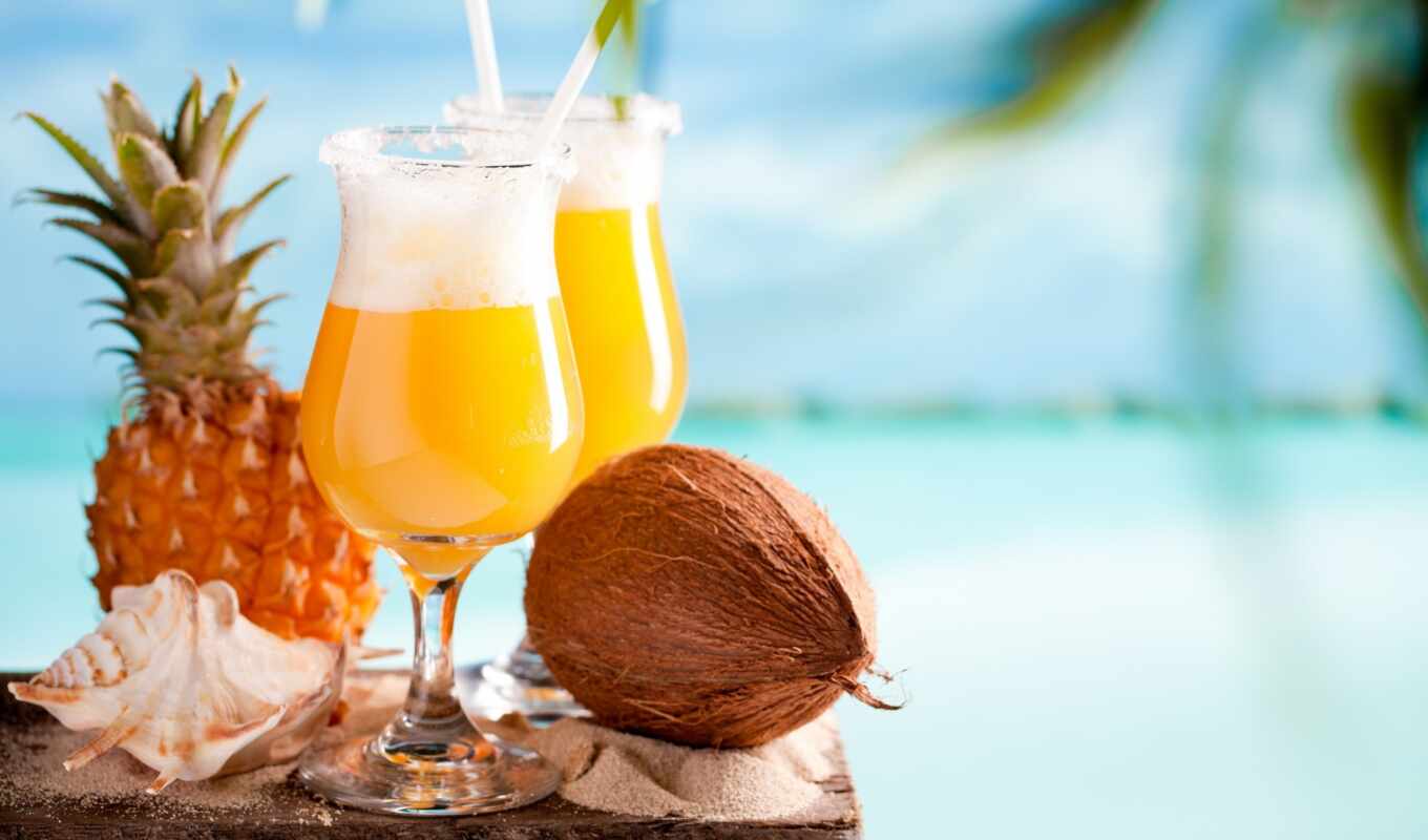коктейль, кокосовый
