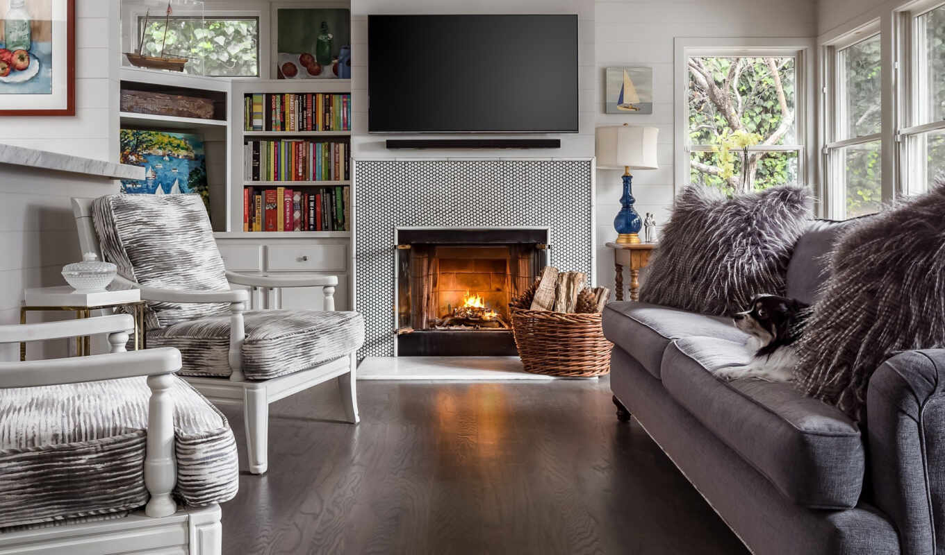 fireplace, interior, living room, almide