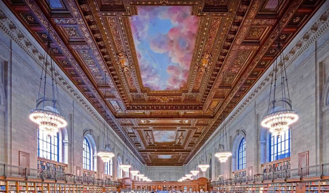 new, york, public, библиотека