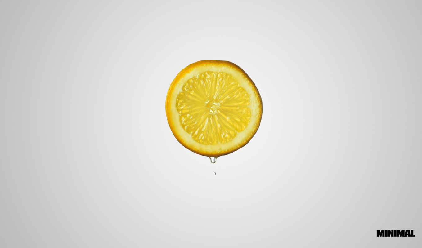 techno, плод, lemon, минимализм, оранжевый, цитрус, татоф
