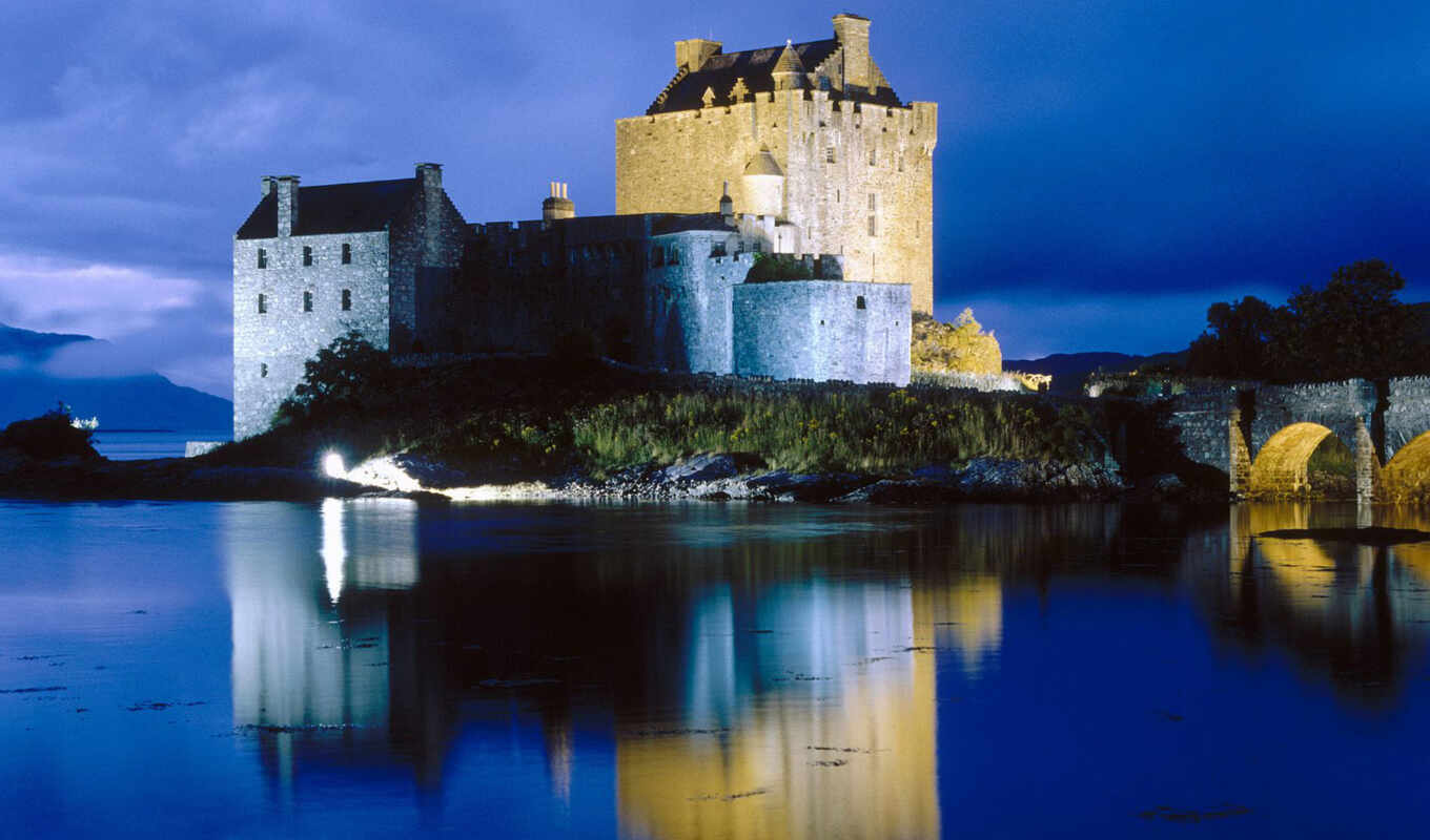 castle, Scotland, donan, hey, other, the island, castle
