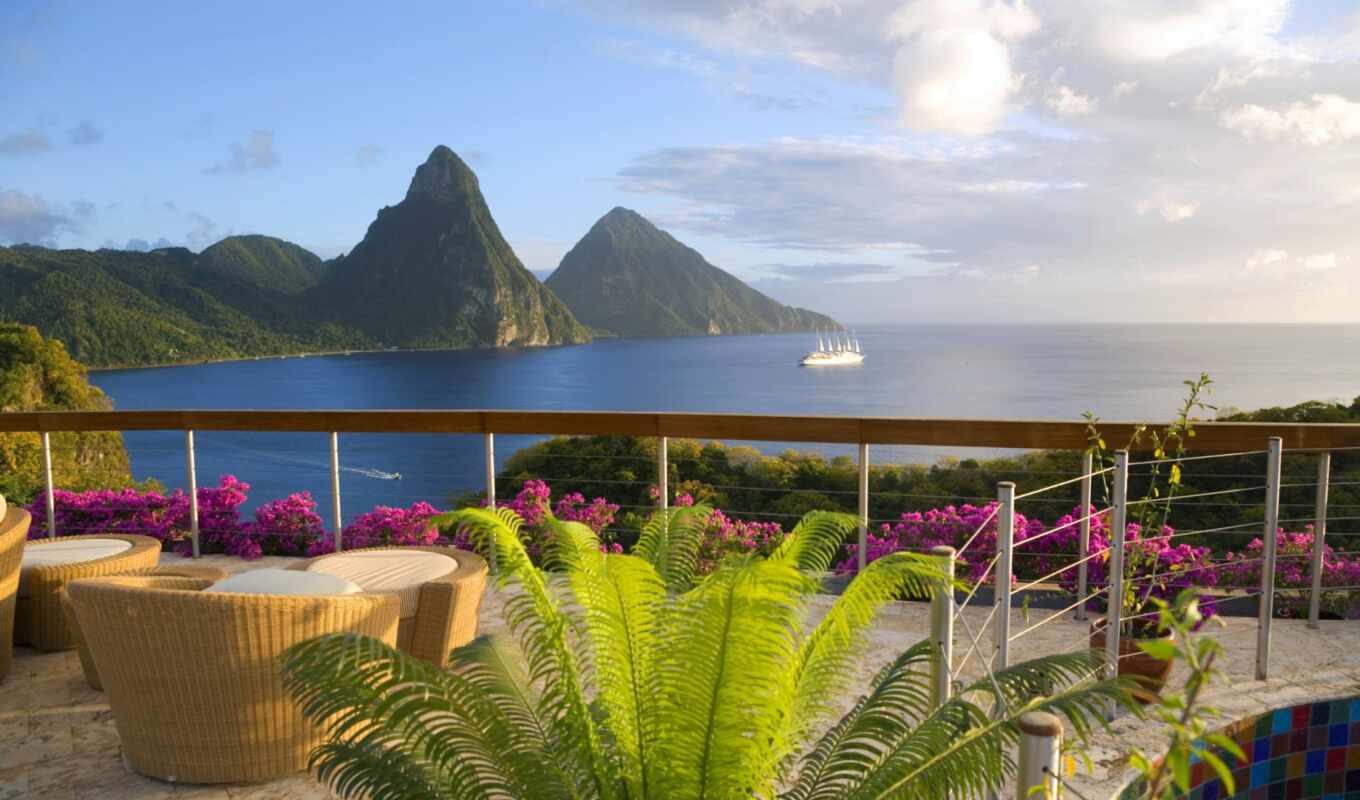 mountain, hotel, sea, spa, caribbean, jade, mountin, Lucia, jade, caribbean