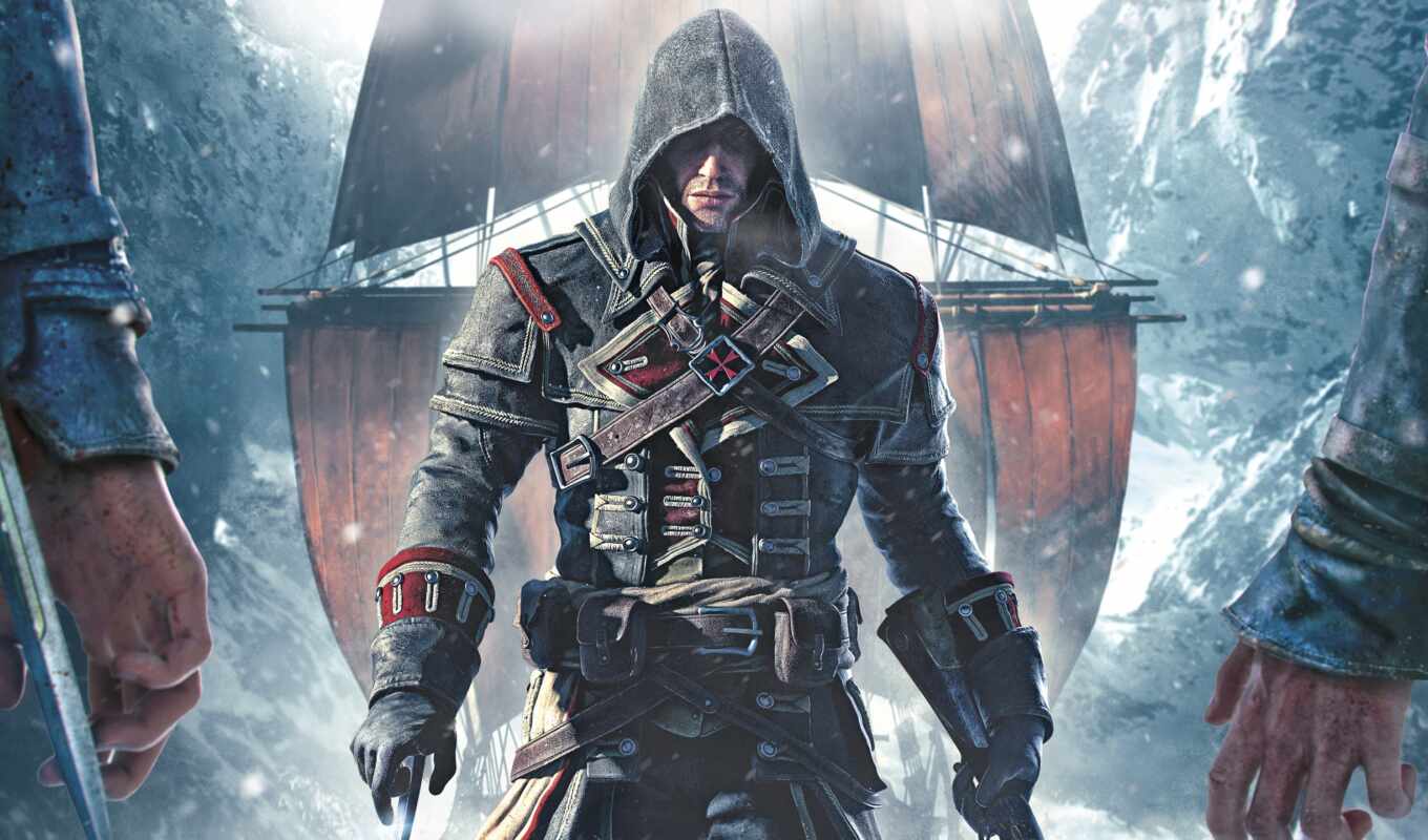 game, play, creed, assassin, xbox, rogue, gameplay, process