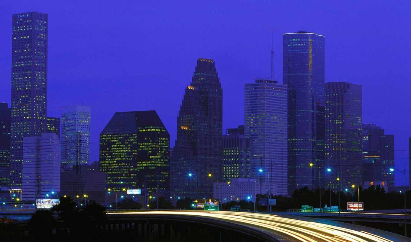 city, cityscape, skyline, texas, houston