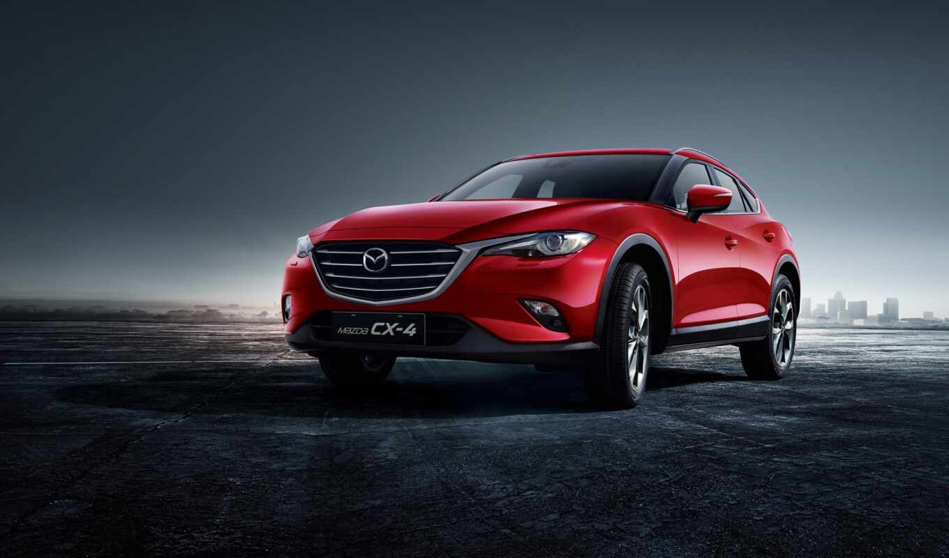 view, red, new, frontline, japanese, car, mazda, coupe, cross, exterior