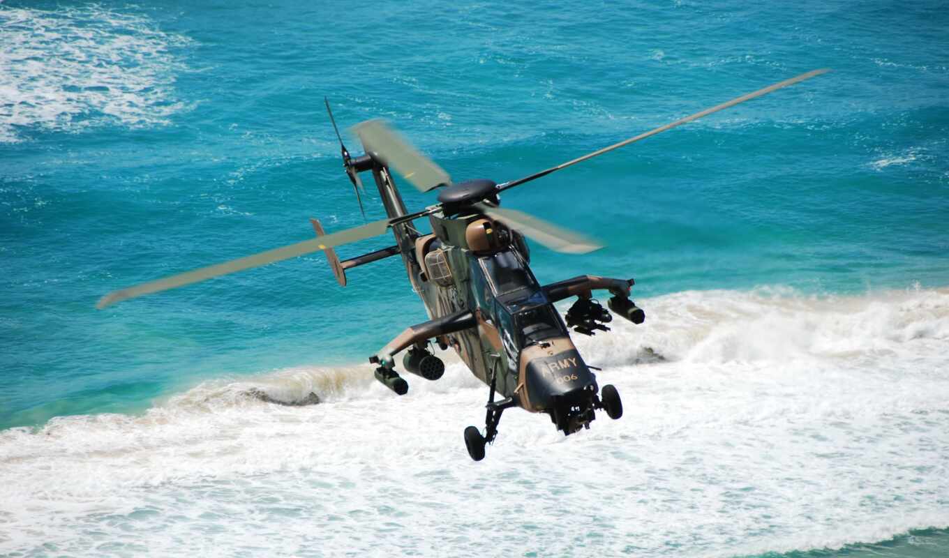 eurocopter, тигр, военный, вертолет, attack, shock