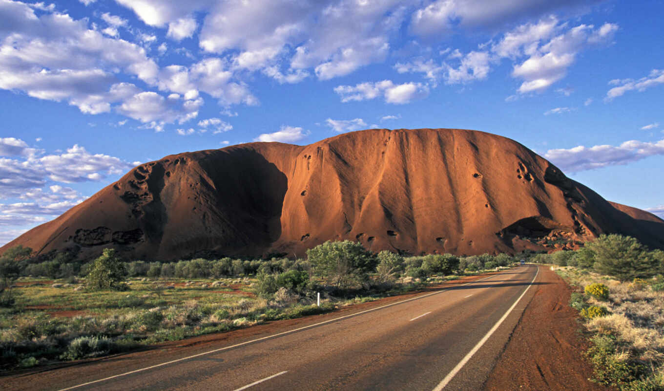 mountain, rock, Australia, australia, symbol, air, ulu, oval