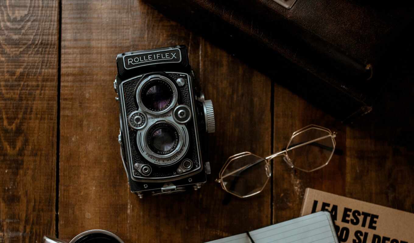 фотоаппарат, glass, coffee, книга, ретро, vintage, notebook, размытость