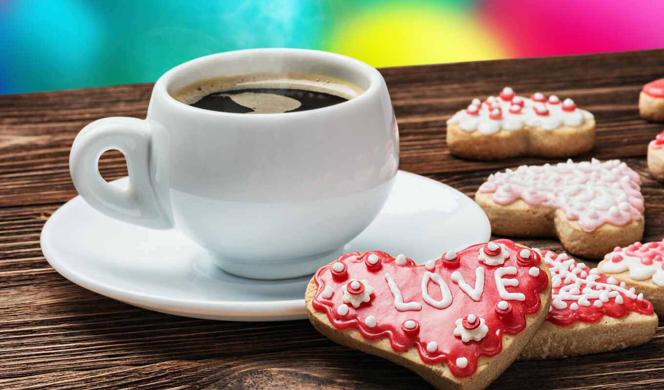 love, coffee, online, день, valentine, cup, puzzle, cookie, любовью