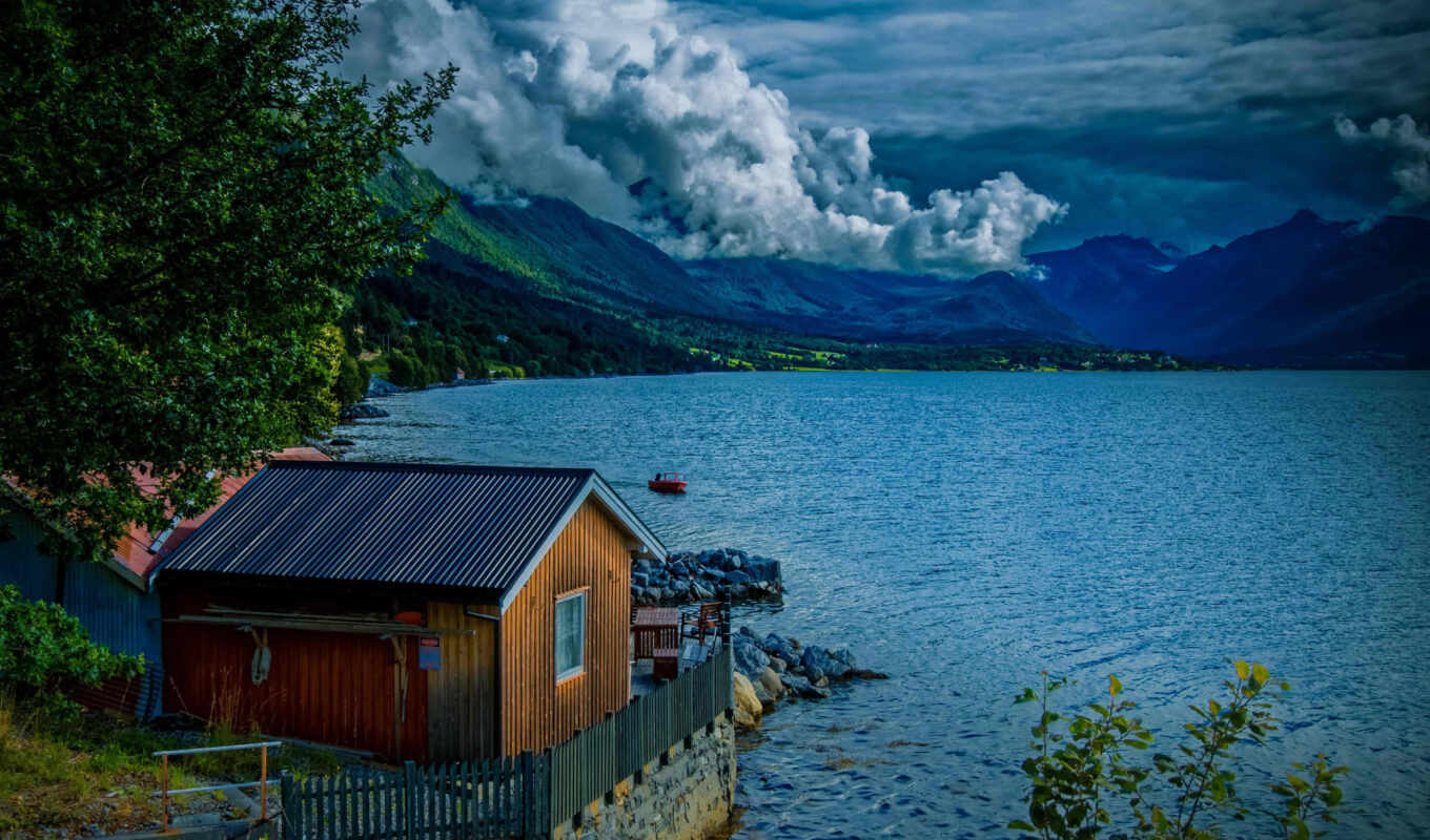 озеро, macbook, imac, станция, гора, hill, норвегия, pro, pro-macbook, isfjorden