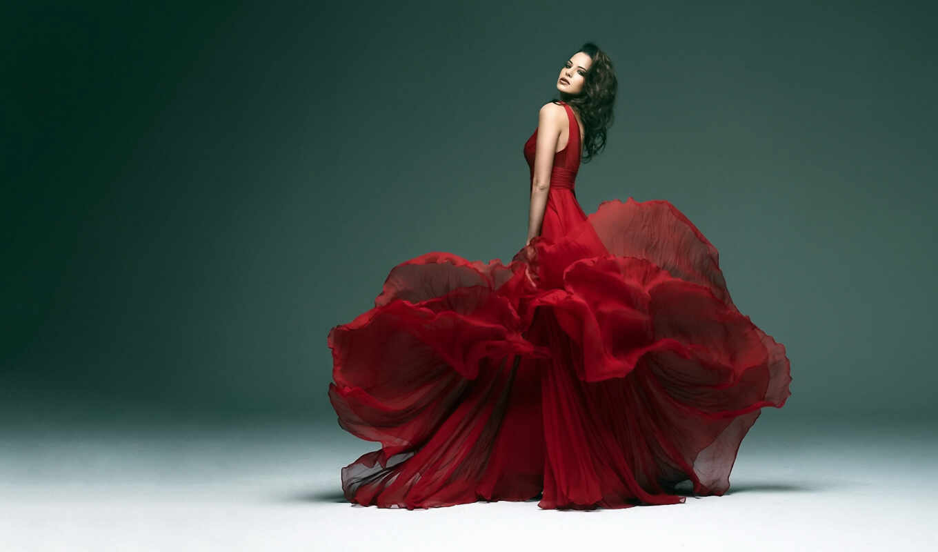 girl, picture, dress, red, tango, back, of the
