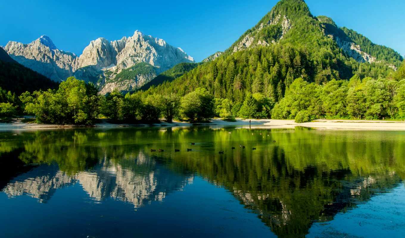 lake, summer, green, mountains, p.m, mountains, images, stock, green, in summer