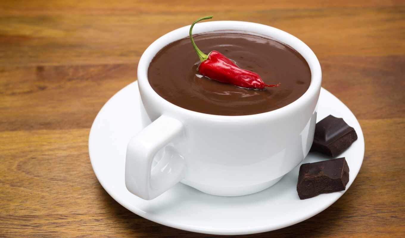 coffee, hot, chocolate, drink, pepper, spicy, to change, deterioration