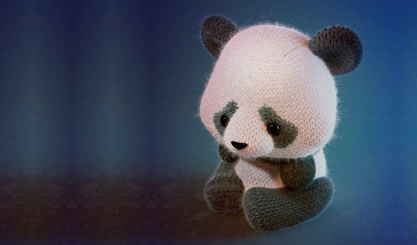 panda, toy, art, nursery