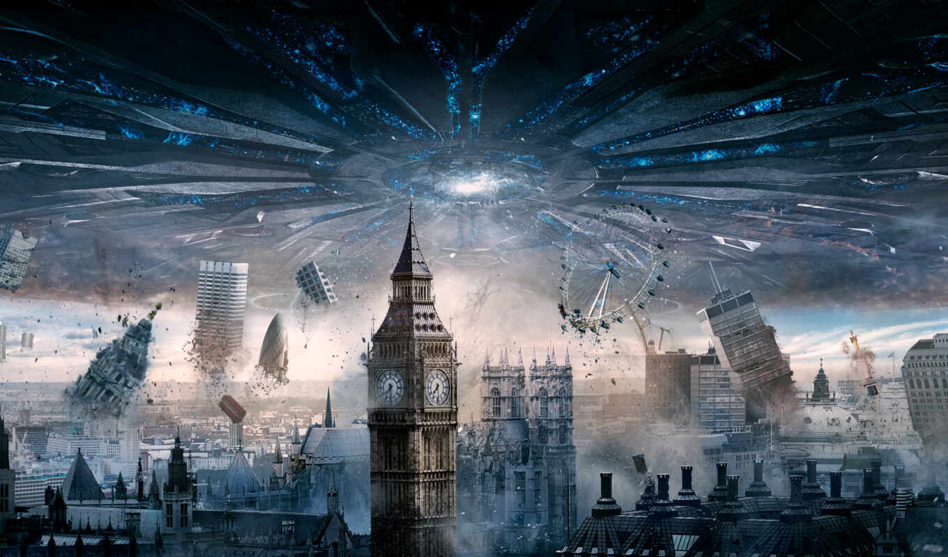 день, london, spaceship, independence, resurgence