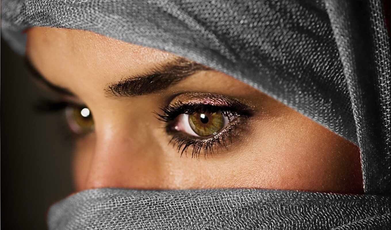 женщина, глаз, арабский