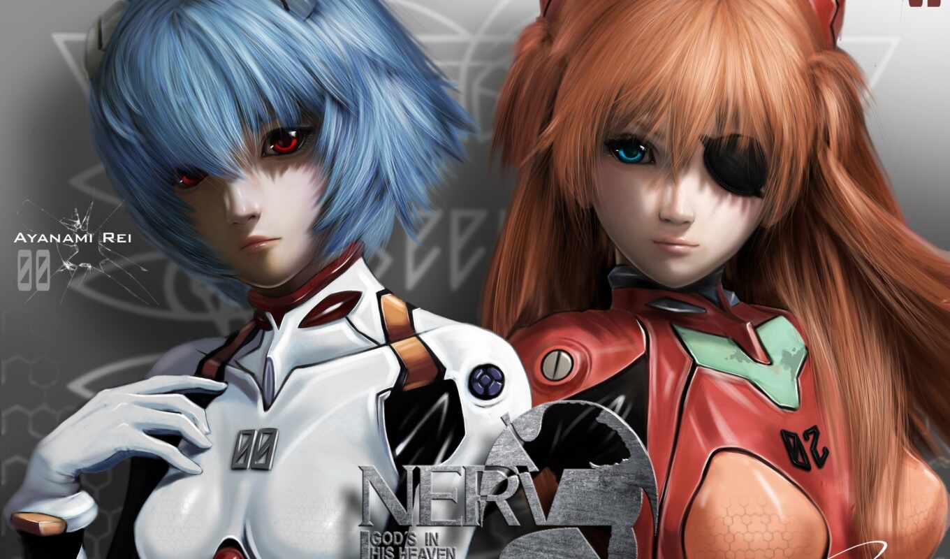 evangelion, langley, asc, ayana, hover