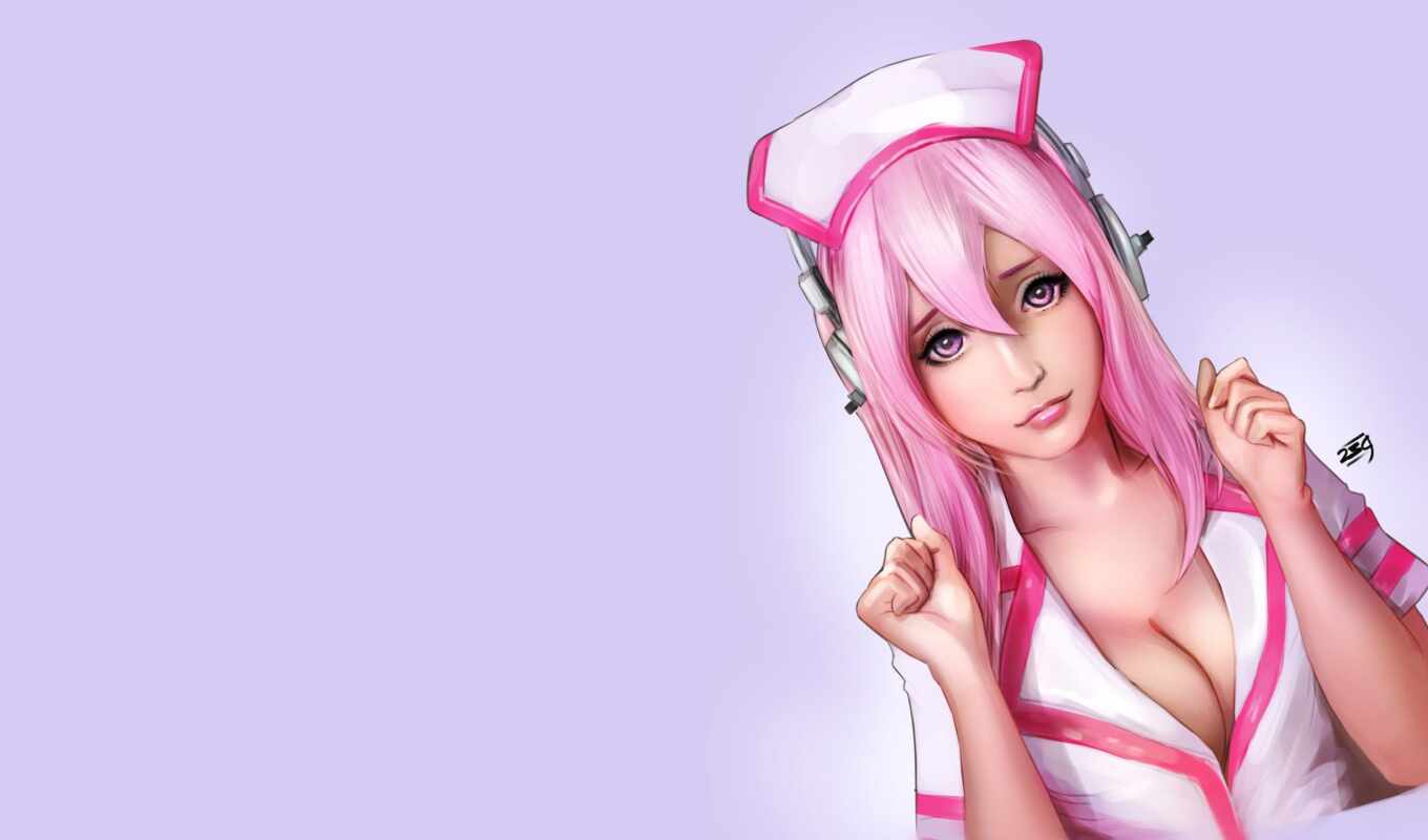girl, anime, hair, favorite, also, pink, anim, beautiful, upload, awesome, tone