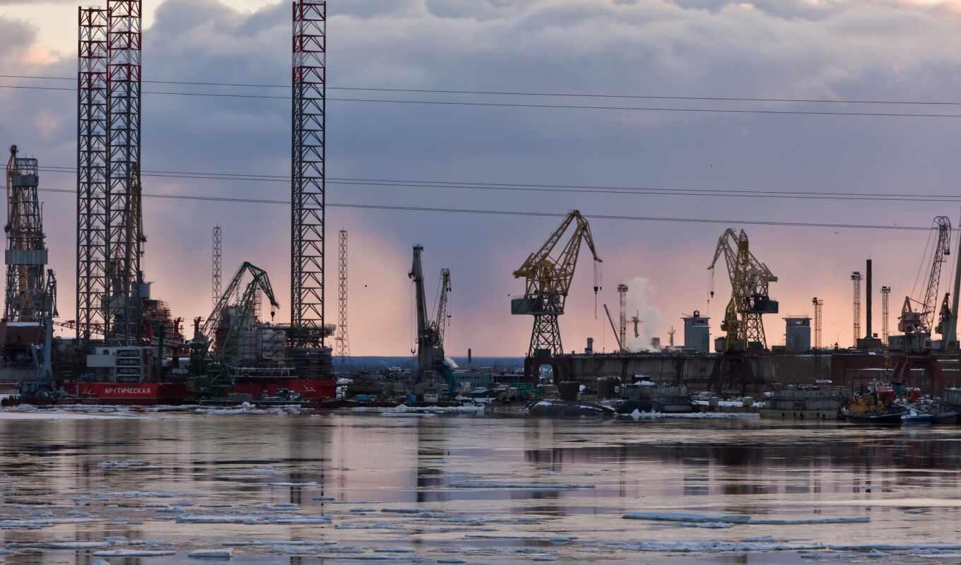 see, port, production, admire, monuments, severodvinsk, cranes, belomorsky, magnificent, but, have you had time