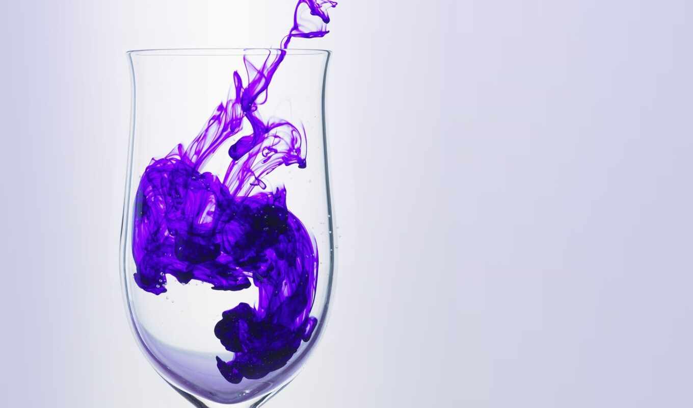 glass, purple