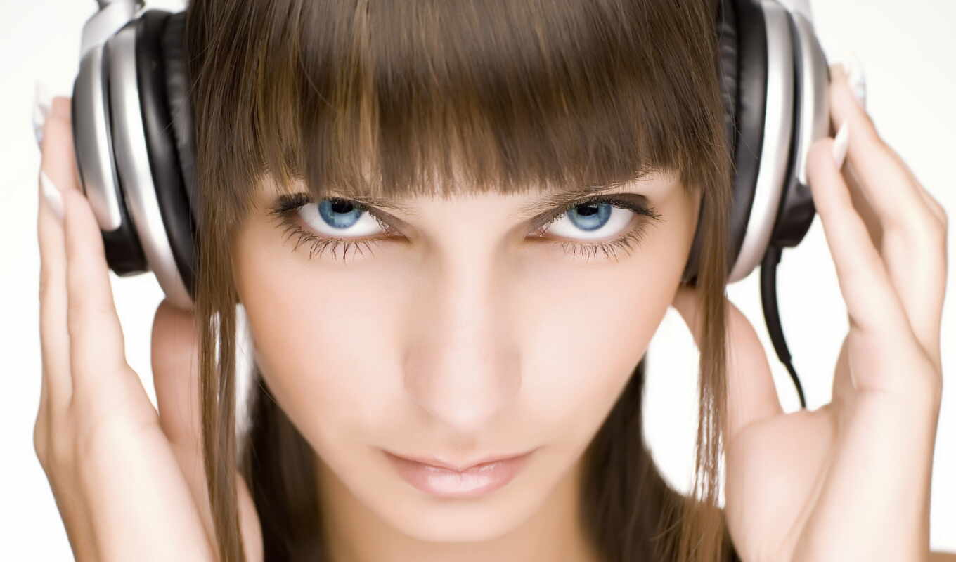 music, girl, devushki, headphones